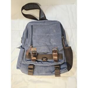 Canvas Cross Body Messenger Bag for Men Sling Shouler Backpack Travel Rucksac...